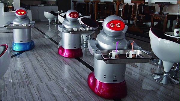 机器人线束在送菜机器人中的应用